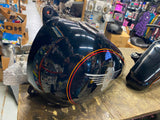 Factory Paint Gas Tanks Harley Fatboy 1990-1999 Black Pin FLSTF Heritage softail