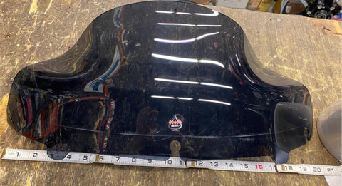 Klock Werks 9" Sport Dark Smoke Flare Windshield 14^ Harley Touring Street Glide