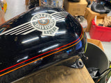 Factory Paint Gas Tanks Harley Fatboy 1990-1999 Black Pin FLSTF Heritage softail