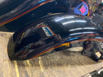 Factory Paint Front Fender Harley Fatboy 1990-1999 Black Pin FLSTF softail
