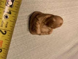 Rare Vtg Laughing Buddha Figurine Budai Hotei Carved Soapstone Resin Sculpture