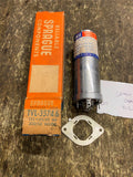 Vtg Sprague TVL-3574.6 Capacitor 125+60/40 MF 300/50 WVDE Electronics radio TV