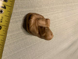 Rare Vtg Laughing Buddha Figurine Budai Hotei Carved Soapstone Resin Sculpture