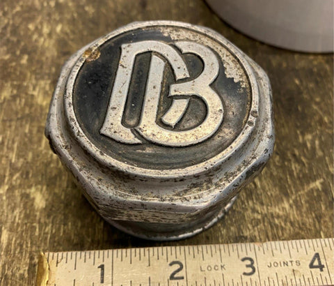 Vtg Dodge Bros Bothers DB Hubcap Axle Grease Cap Logo Advert Auto Car Truck 20's