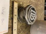 Vtg Dodge Bros Bothers DB Hubcap Axle Grease Cap Logo Advert Auto Car Truck 20's