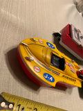 1968 Ideal Boat Toy Battery Elec motor Esso Avenger J-4 model Hydroplane Racing!