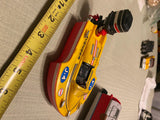 1968 Ideal Boat Toy Battery Elec motor Esso Avenger J-4 model Hydroplane Racing!