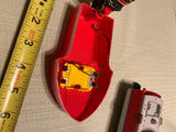 1968 Ideal Boat Toy Battery Elec motor Esso Avenger J-4 model Hydroplane Racing!