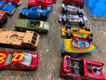 Vtg Hotwheels Matchboy Toy cars Trucks firetrucks Dump Jeep Indy cars Assy Lot!