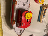 Vtg 1969 Ideal Boat Battery Elec motor Mighty Blaze toy fire Fighter Water boat