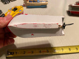 Vtg 1969 Ideal Boat Battery Elec motor Mighty Blaze toy fire Fighter Water boat