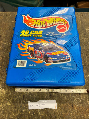 Vtg Hotwheels 48 Toy car Carry Case Mattel Racing!