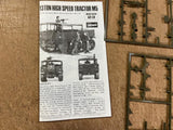HASEGAWA MINI CRAFT US ARMY HIGH SPEED TRACTOR M5 MODEL KIT 1:72 INCOMPLETE