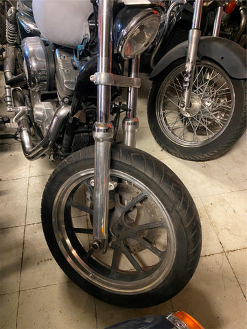 Pair Mag Wheels Harley Sportster Custom Front Rear OEM XLC 883 1200 2007^ 16" 18