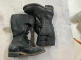 Vintage 1940s WWII Mens 8F Motorcycle Buckle British Military Army Tank Boots
