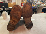 Vintage 1940s WWII Mens 8F Motorcycle Buckle British Military Army Tank Boots
