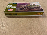 Hasegawa US Army M3A1 Half Track Model Kit 706-130 1/72 Scale Vintage Incomplete