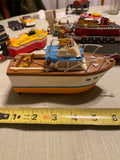 Vtg 1967 Ideal Boat Battery Electric motor Motorific Barracuda toy fishing Marin