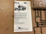 Hasegawa US Army M3A1 Half Track Model Kit 706-130 1/72 Scale Vintage Incomplete