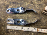 5" Twisted Chrome Exhaust Bracket Hanger Harley chopper HOTROD Motorcycle Custom