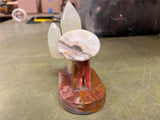 Vintage Southwestern Art Man Sleeping Sombrero Marble Hand Carved Paperweight