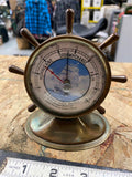Vtg barometer Harley Johnson outboard Motorcycle Advertising 40's Ge richards NY