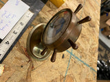 Vtg barometer Harley Johnson outboard Motorcycle Advertising 40's Ge richards NY