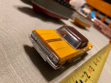 60s Ideal Motorific Race Slot Car 1963 Chevy Impala Convertible Toy Vtg Yellow