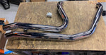 Samson 2 1/4" Harley Softail Heritage Fatboy Custom Exhaust Pipes 86-99 Turn Dow