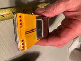 60s Ideal Motorific Race Slot Car 1963 Chevy Impala Convertible Toy Vtg Yellow