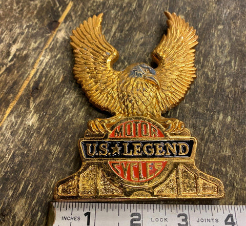 Sissybar Insert Harley Custom Chopper Old Skool Eagle Emblem Shovelhead Ironhead