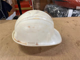 Vintage Apex Safety Products Poly Guard White Construction Hard Hat Helmet