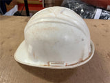 Vintage Apex Safety Products Poly Guard White Construction Hard Hat Helmet