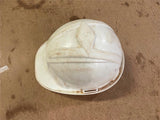 Vintage Apex Safety Products Poly Guard White Construction Hard Hat Helmet