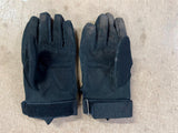 Vintage Outdoor Military Tactical Full Finger Black Gloves Adult Sz M