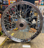 Chrome Front Spoke Wheel Harley OEM Sportster Dyna 3/4 2000^ XLC 2.15x21 Nice!