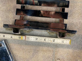 Vtg Old Skool Luggage Rack Sissybar Mount Harley Shovelhead Ironhead Chopper!
