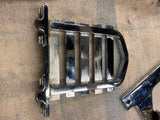 Vtg Old Skool Luggage Rack Sissybar Mount Harley Shovelhead Ironhead Chopper!