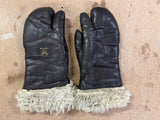 Vintage 1940s WWII U.S. Army Air Force Elite Glove Co A-9A Fighting Gloves Sz S