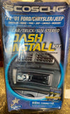 Scosche Stereo Radio Install Kit - Ford/Chrysler/Jeep Lincoln Pickup 1974-01