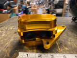Gol 4 Piston Brake Caliper Harley Custom Chopper Billet Softail Dyna Motorcycle