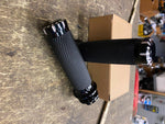 Custom black contrast Handlebar Grips Harley Softail Dyna Sportster FLH Cable