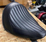 Harley OEM Tuck Roll ribbed Solo Seat 2011-2017 Softail Slim FLS FXS 52000031