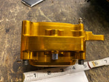 Gol 4 Piston Brake Caliper Harley Custom Chopper Billet Softail Dyna Motorcycle
