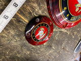 USMC Marines Military Derby Clutch Timer Cover Harley Softail Touring Dyna Twin