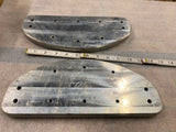 Billet Floor Footboards Harley Heritage Softail Touring Glide Custom Motorcycle
