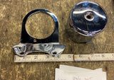 Chrome Cup Speedometer Tach Mount Harley CVO Custom Gauge Softail Sportster Dyna