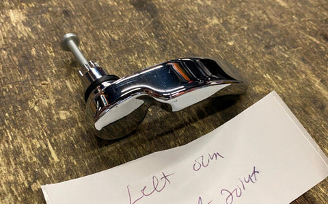 OEM Harley Left Saddlebag Latch Lever Chrome 2014^ Touring FLH Road Street Glide