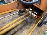 Vtg Pedal Car 1938 Roadster Jalopy Model A convertible Metal tin Lizzy Goki Toys