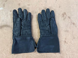 Castle Streetwear Heavy Duty Black Leather Winter Riding Gloves Mens Sz L